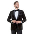 Men's Velvet Slim-Fit Blazer w/ Satin Shawl Collar