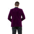 Men's Velvet Slim-Fit Blazer w/ Satin Shawl Collar