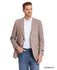 Men's Glen Plaid Slim-Fit Blazer w/ Notch Lapel