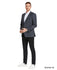 Men's Plaid Slim-Fit Blazer w/ Notch Lapel