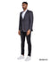 Men's Modern Fit Windowpane Sport Coat w/ Notch Lapel