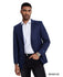 Men's Modern Fit Windowpane Sport Coat w/ Notch Lapel