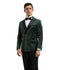 Men's Hybrid Fit Velvet Sport Coat w/ Satin Peak Lapel