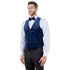 Men's Slim-fit Velvet Suits Separates, Vest And Bowtie