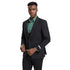 Men's Stacy Adams Hybrid-Fit 3pc Suit Set, Jacket Vest and Pants