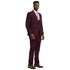 Men's Stacy Adams Hybrid-Fit 3pc Suit Set, Jacket Vest and Pants